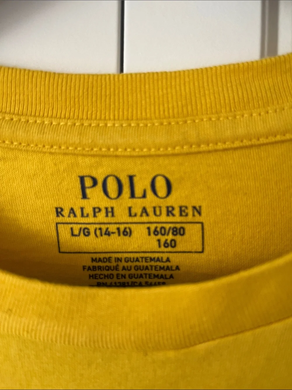 Ralph Lauren Kids Yellow Polo Bear Graphic Tee